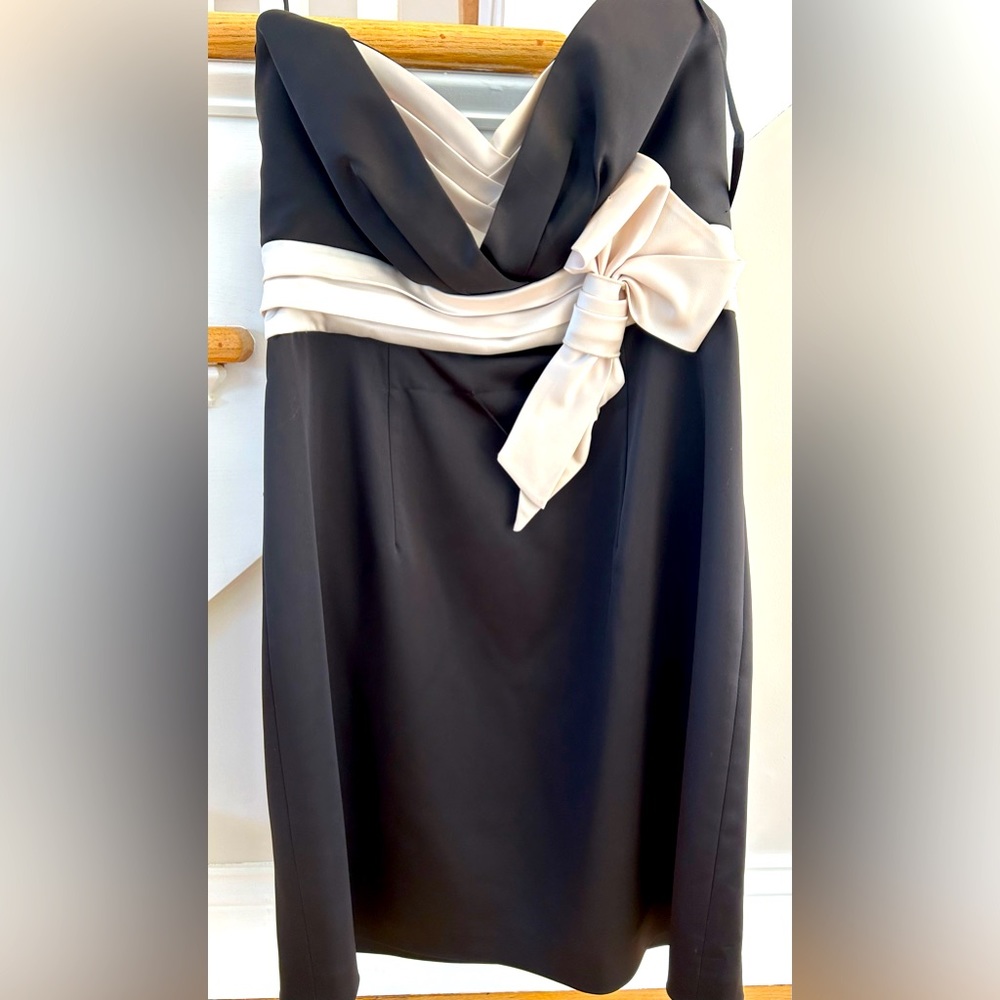 BCBG MaxAzria Black and White Mini Dress